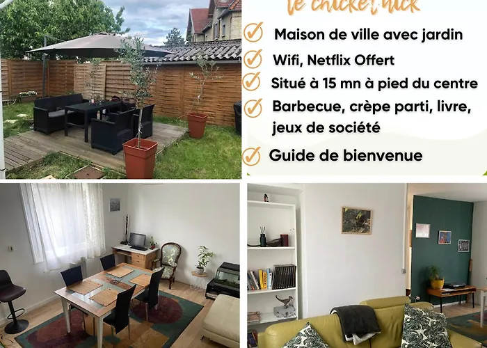 Chicethnik! Maison De Ville, 3 Chambres, 6 Places.