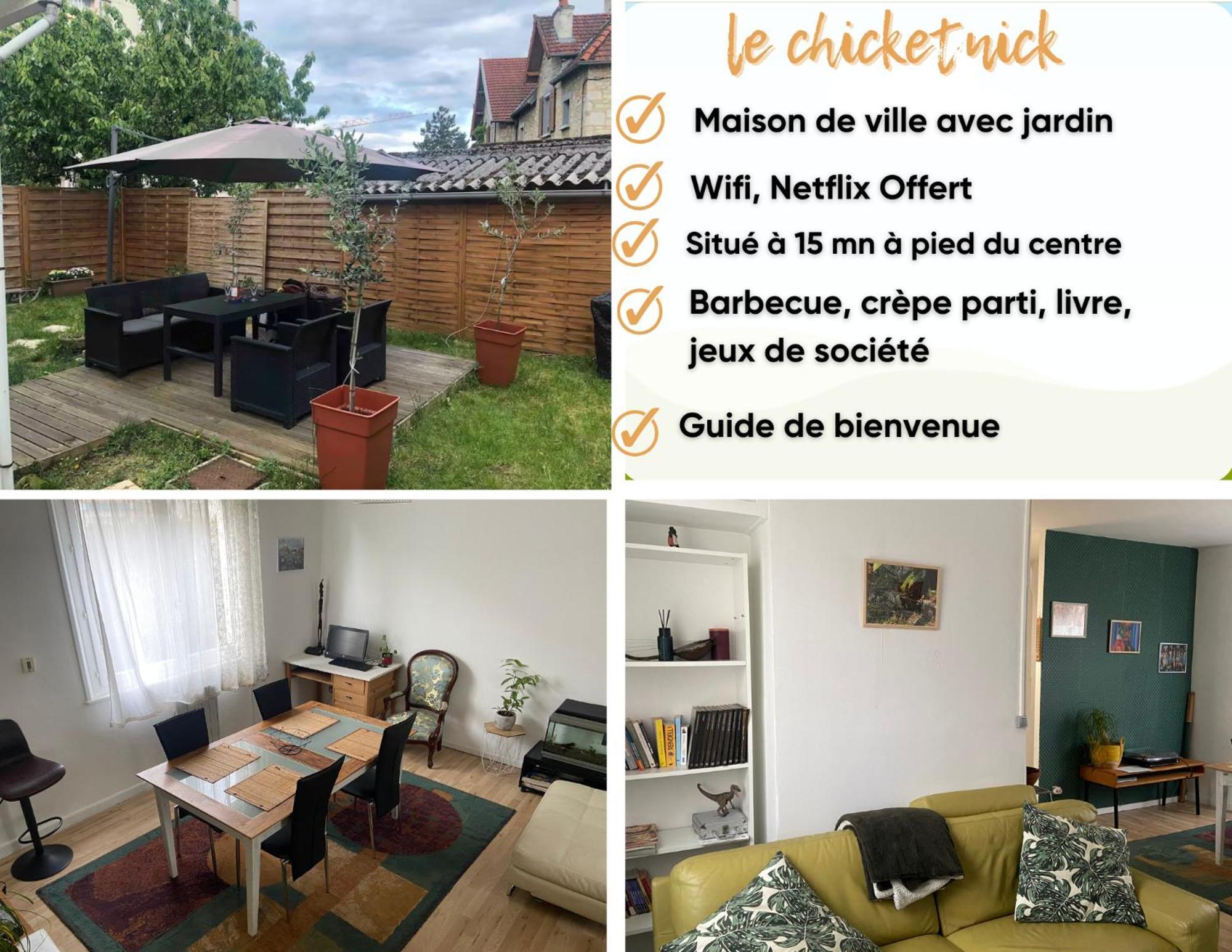 Chicethnik! Maison De Ville, 3 Chambres, 6 Places. Hébergement de vacances *