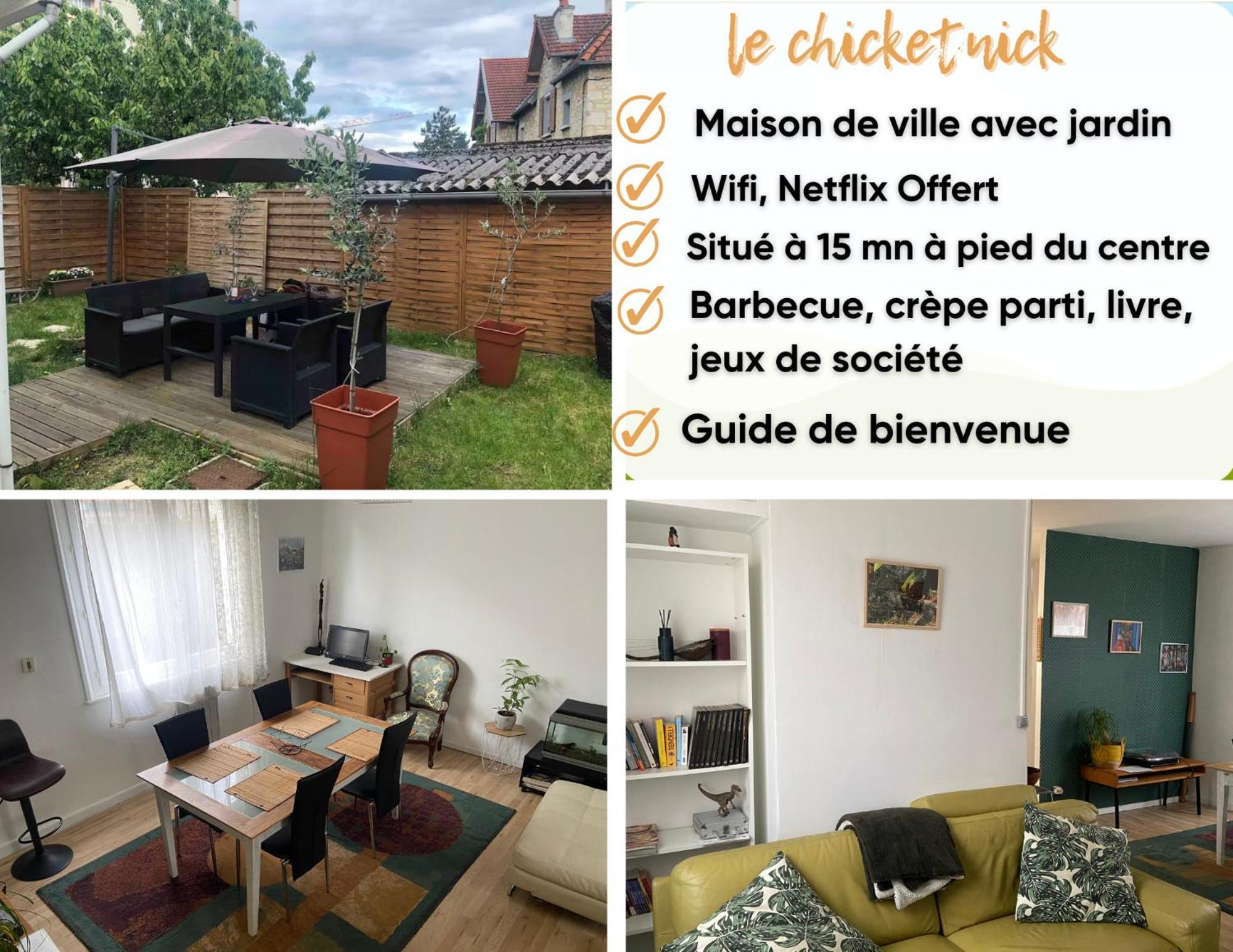 Chicethnik! Maison De Ville, 3 Chambres, 6 Places. Holiday home *