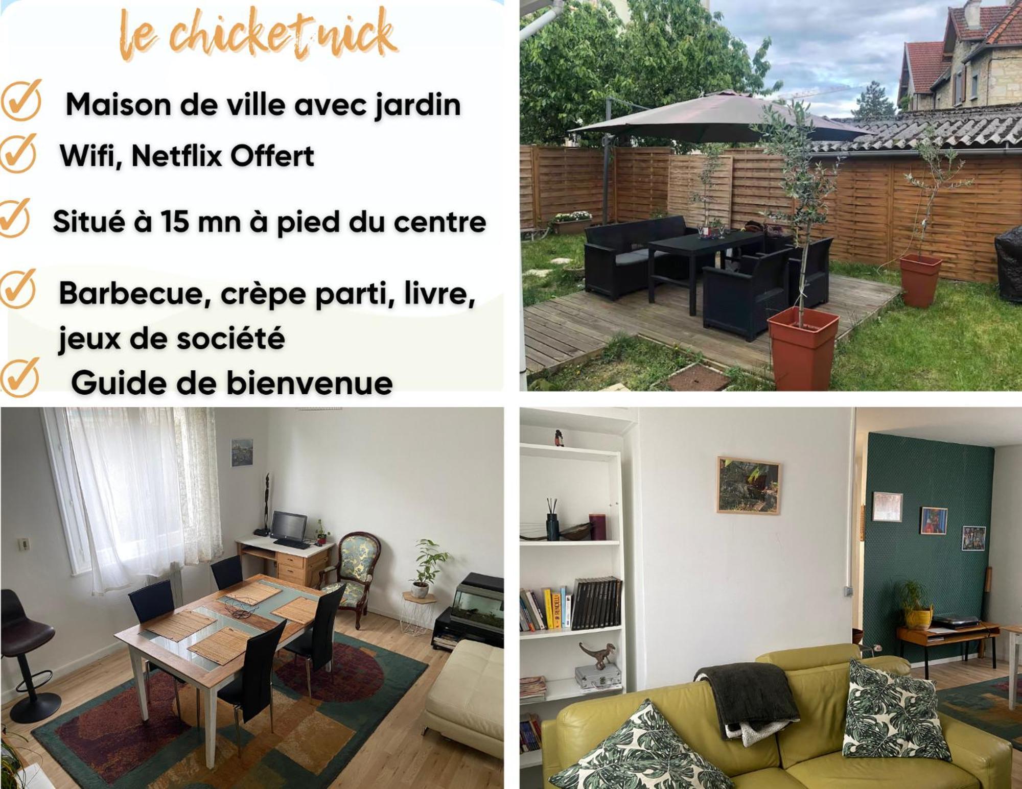 Chicethnik! Maison De Ville, 3 Chambres, 6 Places. Hébergement de vacances