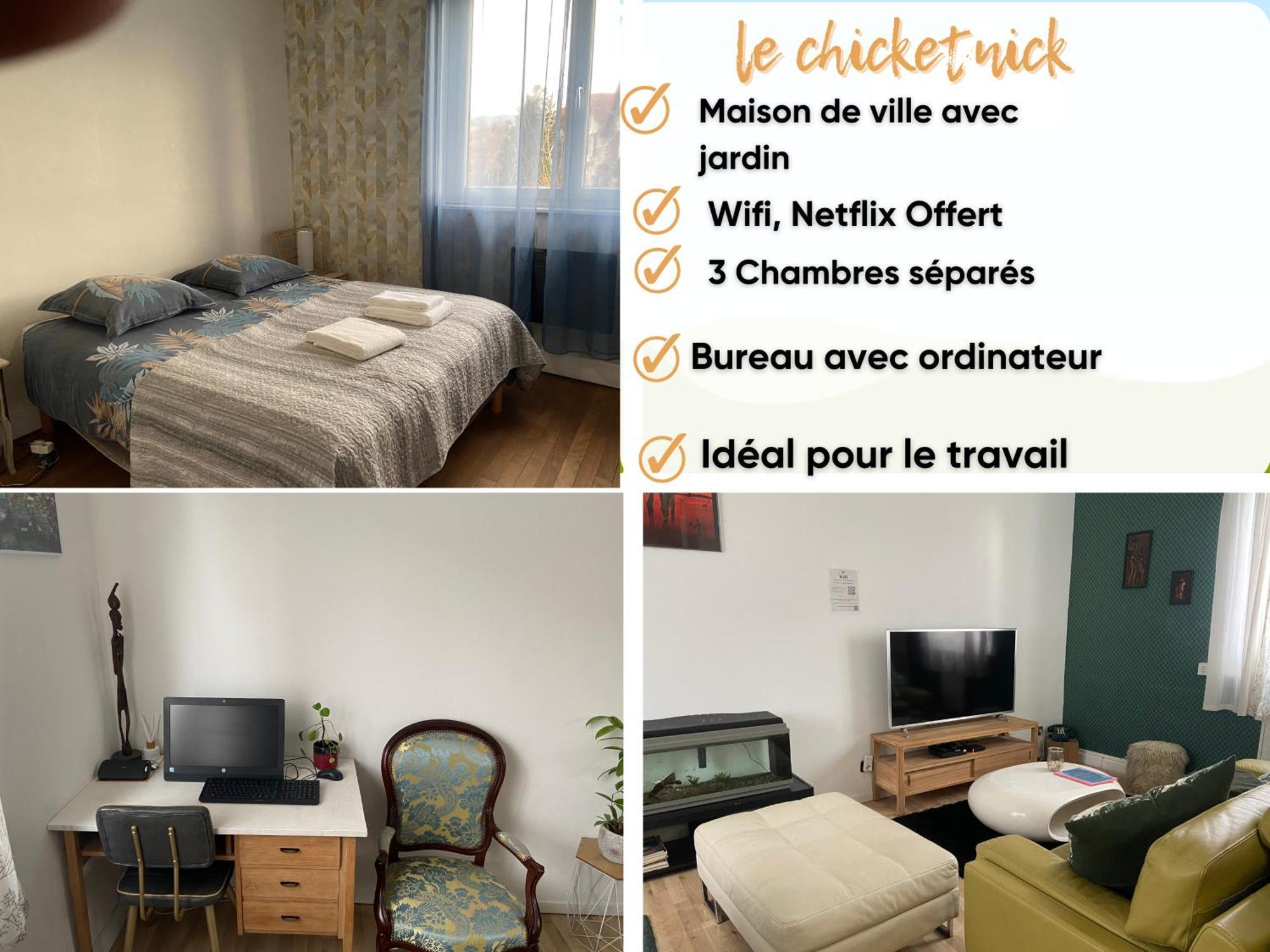 Chicethnik! Maison De Ville, 3 Chambres, 6 Places. Holiday home *